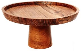 Cakeschaal Root teakhout | Bazar Bizar