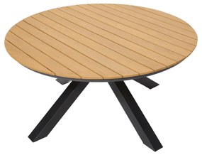 Lesli Living  Ronde Tuintafel - Arezzo - Aluminium - Ø 150 cm - Lesli Living