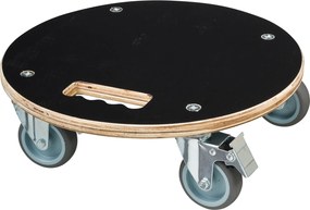 Nature planttrolley - zwart - Diameter 38 x H11cm