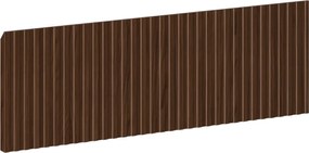 Mexen Rivel front geribbeld voor kastlichaam badkamer 60 x 20 cm, noten - 91A20-0600-235-1-86