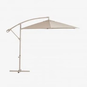 Parasol 295 Cm In Stof En Staal Salina Tapioca Beige - Sklum