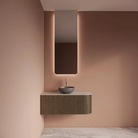 Gliss Design Lucis spiegel rechthoekig 40x140cm met handsensor