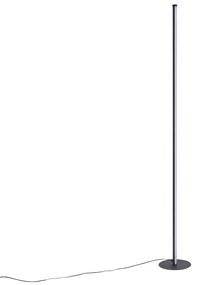 Design vloerlamp zwart incl. LED met touch dimmer - Clutch