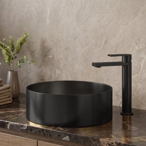 Saniclear Vazano waskom 40cm verouderd ijzer - gunmetal