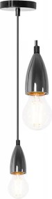 Plafondlamp Hanglamp Chroom Zwart APP357-1CP