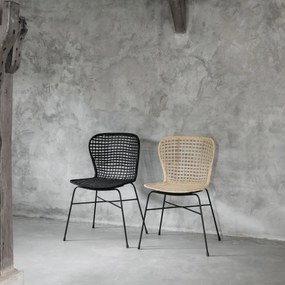 Must Living Bahamas Retro Eetkamerstoel Loom Naturel