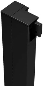 Polysan Deep Black verbredingsprofiel 2.5cm zwart mat