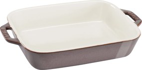 Staub Ceramique Ovenschaal 20 cm, Rechthoekig, Antiek grijs - Ceramique - Staub