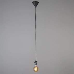 Retro hanglamp zwart 45 cm - Granny Frame