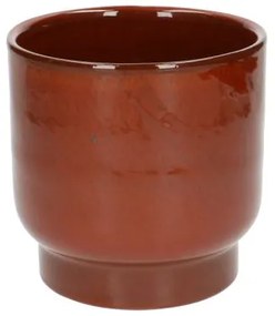 Bloempot'Mara', aardewerk, terracottaØ 13