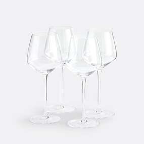 Set van 4 witte wijnglazen, Zonza