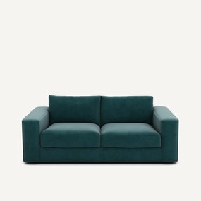 Compacte bank 3-zit in fluweel, Skander