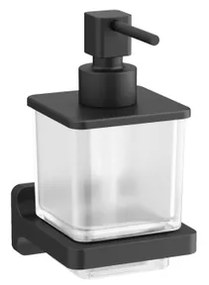 Crosswater Rotar Zeepdispenser - 14.9x11x8cm - mat zwart RT011M