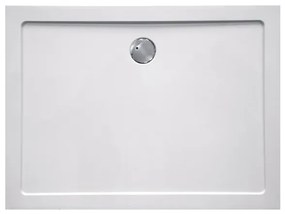 Haceka Belice Douchebak - 120x80x4cm - rechthoek - composiet - glans wit 1159036