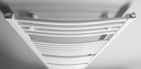 Aqualine Orbit gebogen design radiator 45x170cm wit 757Watt