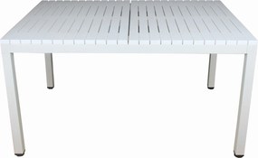 YASU WIT - MODERNE RECHTHOEKIGE TUINTAFEL (voor keuken, café, tuin)