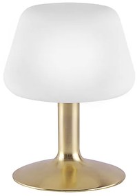 Tafellamp messing met opaal glas incl. LED en touch dimmer - Tilly Modern G9 rond Binnenverlichting Lamp