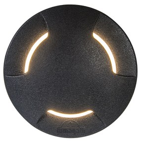 Moderne buiten grondspot zwart incl. LED IP67 - Ceci 2 Modern Buitenverlichting