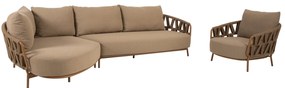 Biarritz chaise longue loungeset 3 delig amber 4 Seasons Outdoor