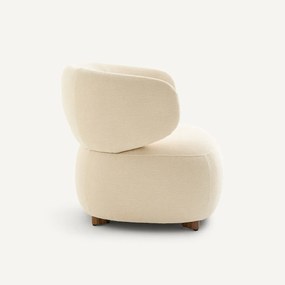 Fauteuil in reliëf-fluweel, MODALIE, ontwerp Emmanuel Gallina