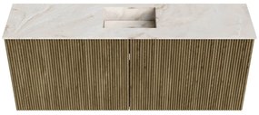 Mondiaz Joya DLux 100cm toiletmeubel dusk met wastafel faye midden 1 kraangat frappe