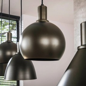 Hanglamp Mix 5-lichts Bruin