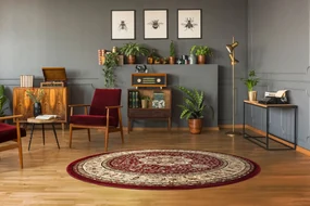 Tapijt ROYAL ADR ROND patroon 521  kastanjebruin