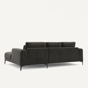 Hoekbank rechts van chenille fluweel, Marsile