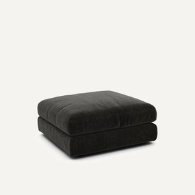 Fluwelen chenille voetenbank, Skander