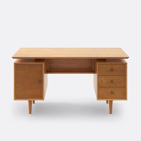 vintage bureau, 2 kisten, Quilda