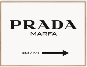Ingelijste poster Prada