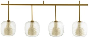 Lijn hanglamp met 4 bollen Mistinguett