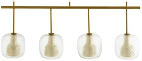 Lijn hanglamp met 4 bollen Mistinguett