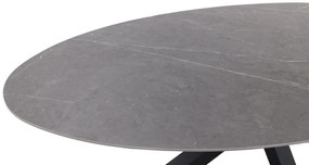 GI Scotland ovale tuintafel Centostone 230x115 cm. - Marmerlook grey