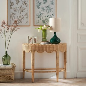 Wandtafel gevlochten rotan, Loama