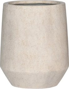 Pot Harith High Travertine Beige