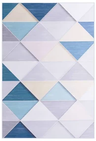 vidaXL Vloerkleed met print 80x150 cm stof meerkleurig