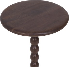 Houten Bijzettafel - 35 X 35cm.
