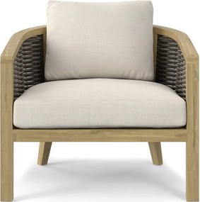The Outsider Stoel-Bank Loungeset Parkside | 5-zits | Wicker &amp; Acaciahout | The Outsider