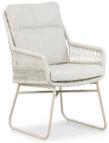 Tuinstoel Aluminium/rope Taupe-naturel-bruin Lifestyle Garden Furniture Vicente