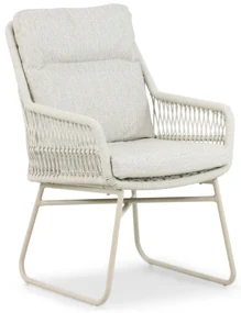 Tuinstoel Aluminium/rope Taupe-naturel-bruin Lifestyle Garden Furniture Vicente