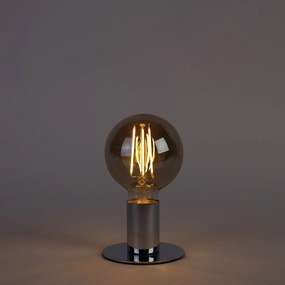 Set van 5 E27 3-staps dimbare LED lamp G95 goud glas 5W 380 lm 2200K