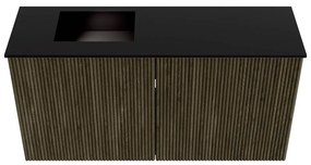 Mondiaz Joya 80cm toiletmeubel shadow met wastafel faye links 1 kraangat urban