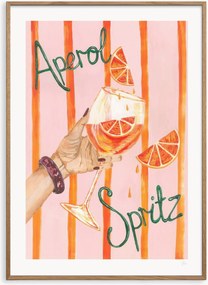 Ingelijste digitale print Aperol Spritz Art Print