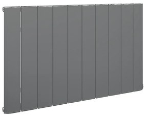 Eastbrook Peretti horizontale aluminium radiator 60x85cm Antraciet 999 watt