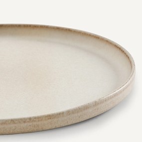 Set van 4 platte borden in aardewerk, Gandra