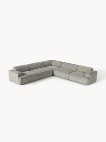 Corduroy hoekbank Melva (4-zits)