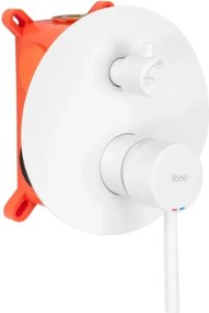 Inbouw badmengkraan Rea Lungo White + BOX