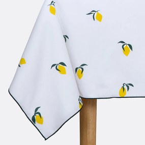Bedrukt tafelkleed, katoen, LEMON