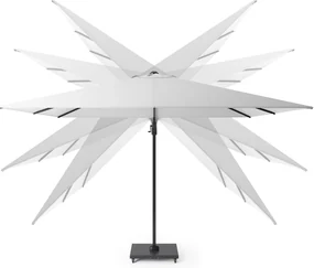Platinum Challenger rechthoek zweefparasol T2 Premium - 2,6 x 3,5 m. - Manhattan